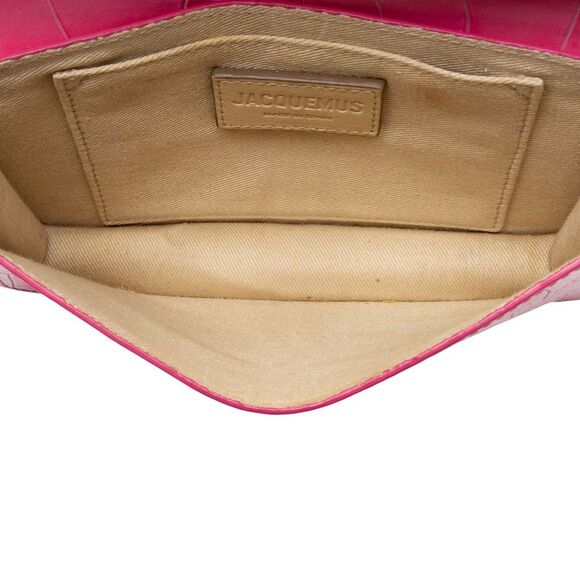 Jacquemus Croc Embossed Leather Le Riviera Shoulder Bag - Picture 6 of 10